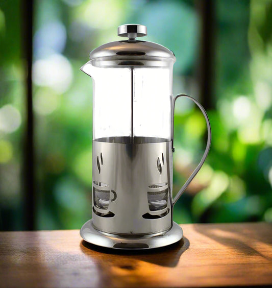 French press for tea and coffee 600 ml.